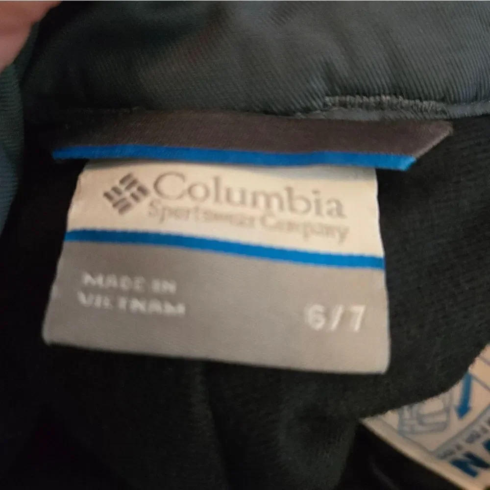EC COLUMBIA BUGABOO OMNI-TECH WATERPROOF SNOW PANTS SZ 6/7
